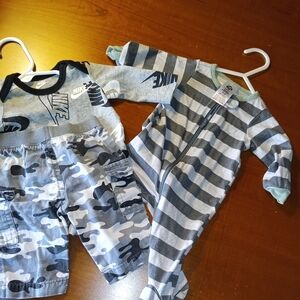 Nike Kids Matching Set - Blue and Gray